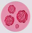 Assorted Roses Silicone Mould